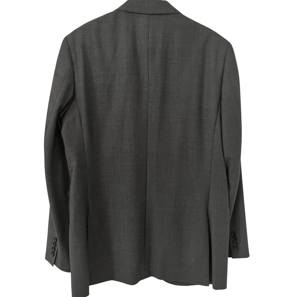 J Crew Ludlow Tollegno 1900 Italian Wool Charcoal‎ Gray Blazer Jacket Size 42L - Picture 2 of 8